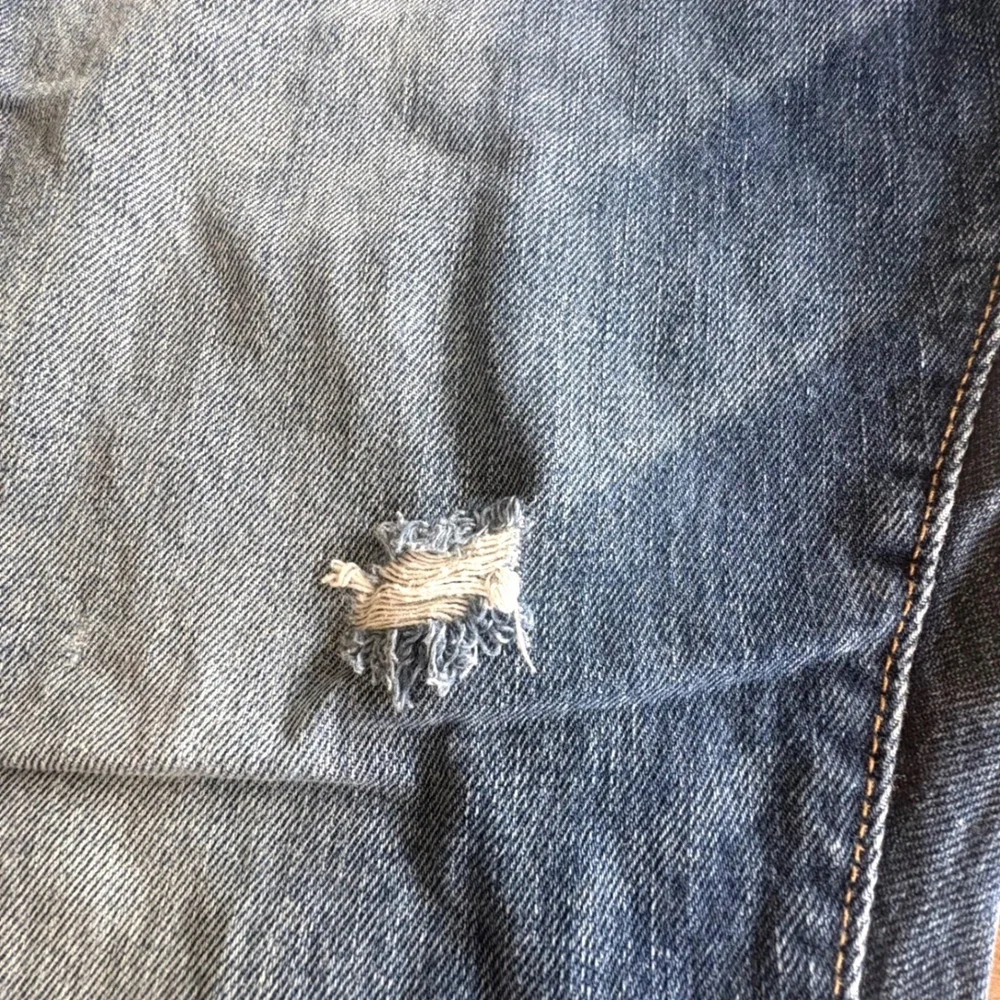 Vtg POLO Ralph Lauren Mens 36x32 Distressed Straight Leg Jeans Button Fly Grunge
